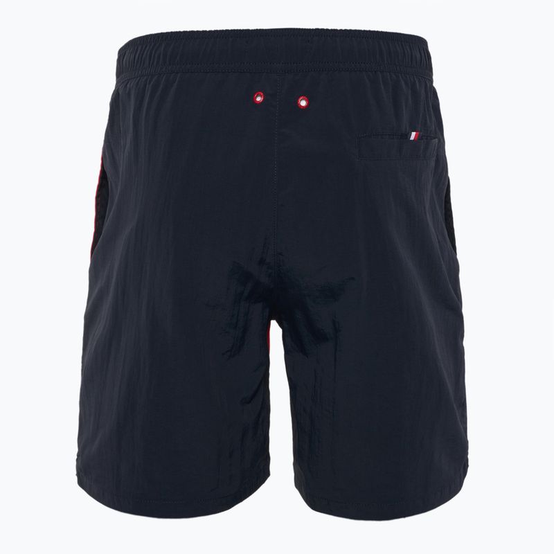 Pánske plavecké šortky Tommy Hilfiger Long Drawstring Diag Na púštnej oblohe 2