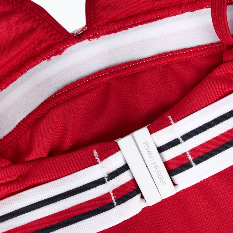 Tommy Hilfiger dámske jednodielne plavky Triangle One Piece Rp Ext primary red 4