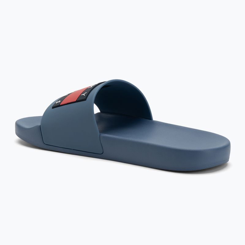 Tommy Jeans Pool Slide Ess DBX blue coast pánske žabky 3