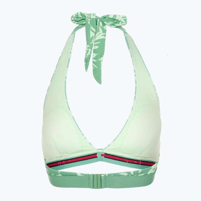 Vrchný diel plaviek Tommy Hilfiger Halter Rp Print kvetinový tropický aop fort green 2