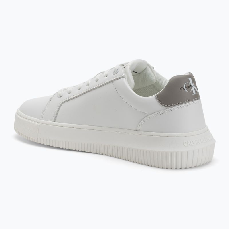 Pánske topánky Calvin Klein YM0YM00681 Chunky Cupsole Monologo Lth triple bright white/rock ridge 3