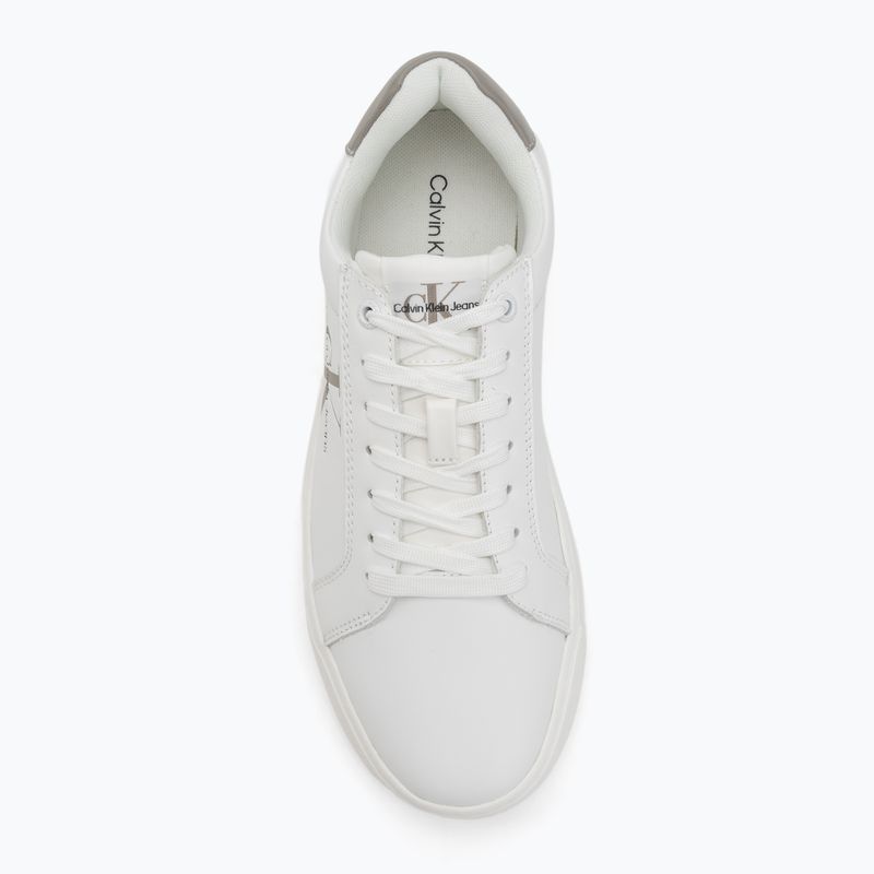 Pánske topánky Calvin Klein YM0YM00681 Chunky Cupsole Monologo Lth triple bright white/rock ridge 5