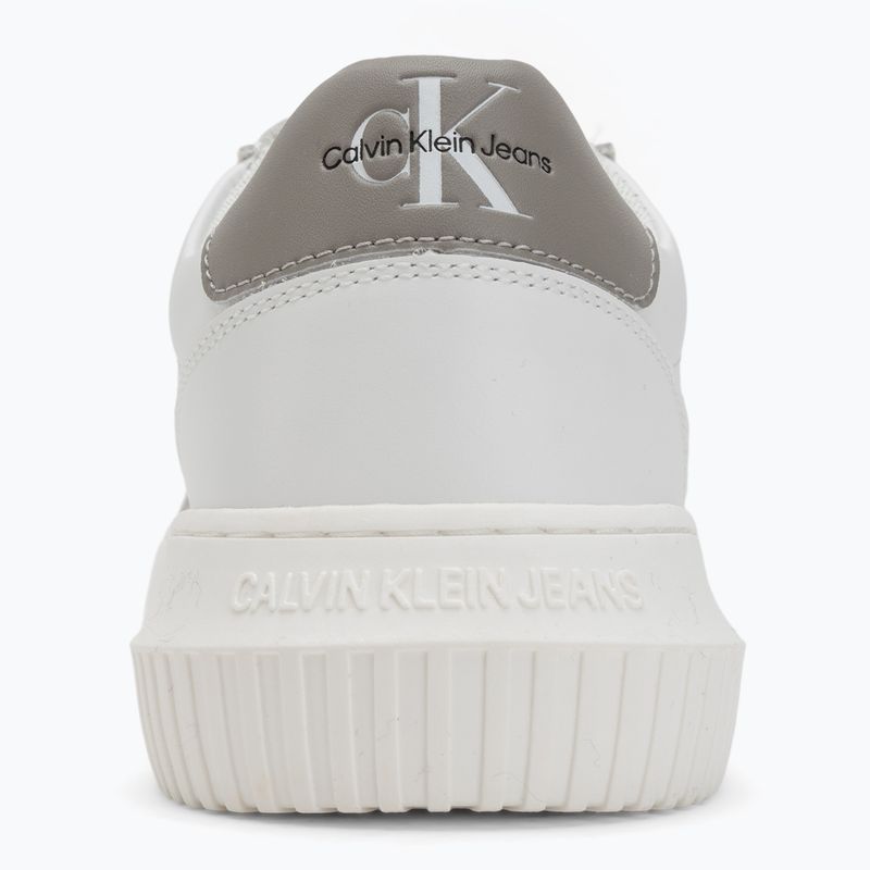Pánske topánky Calvin Klein YM0YM00681 Chunky Cupsole Monologo Lth triple bright white/rock ridge 6