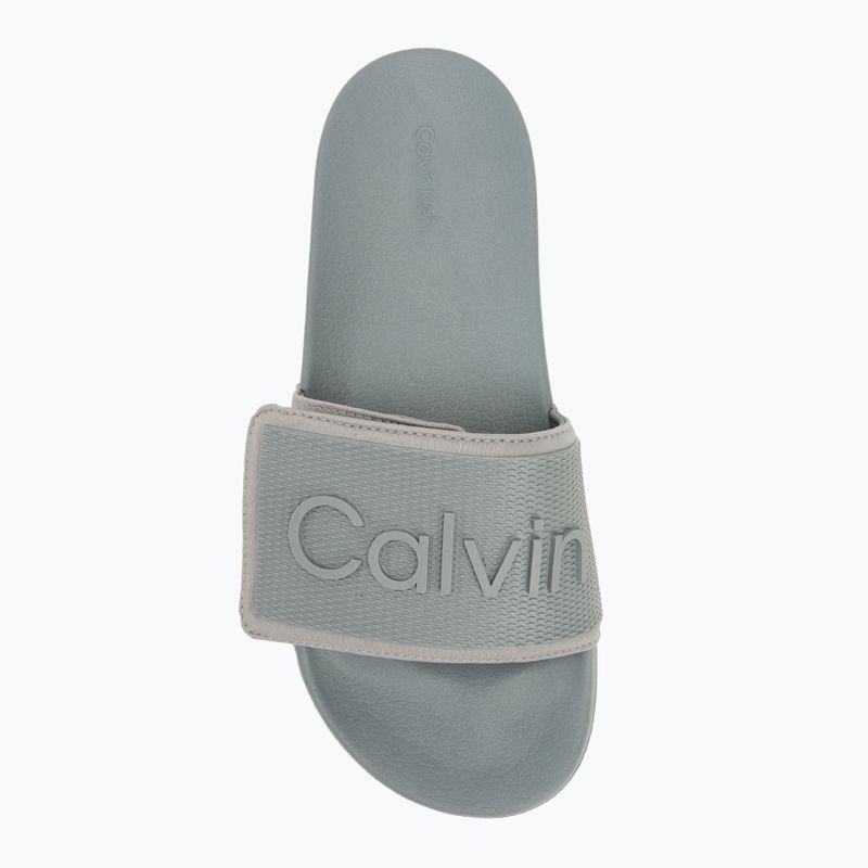 Pánske šľapky Calvin Klein  HM0HM01437 Adj Pool Slide TPU granite road 5