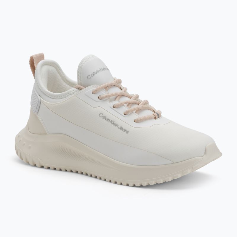 Dámske topánky Calvin Klein YW0YW01665 Eva Runner Sock Mix In Hitech bright white/creamy white/w pink