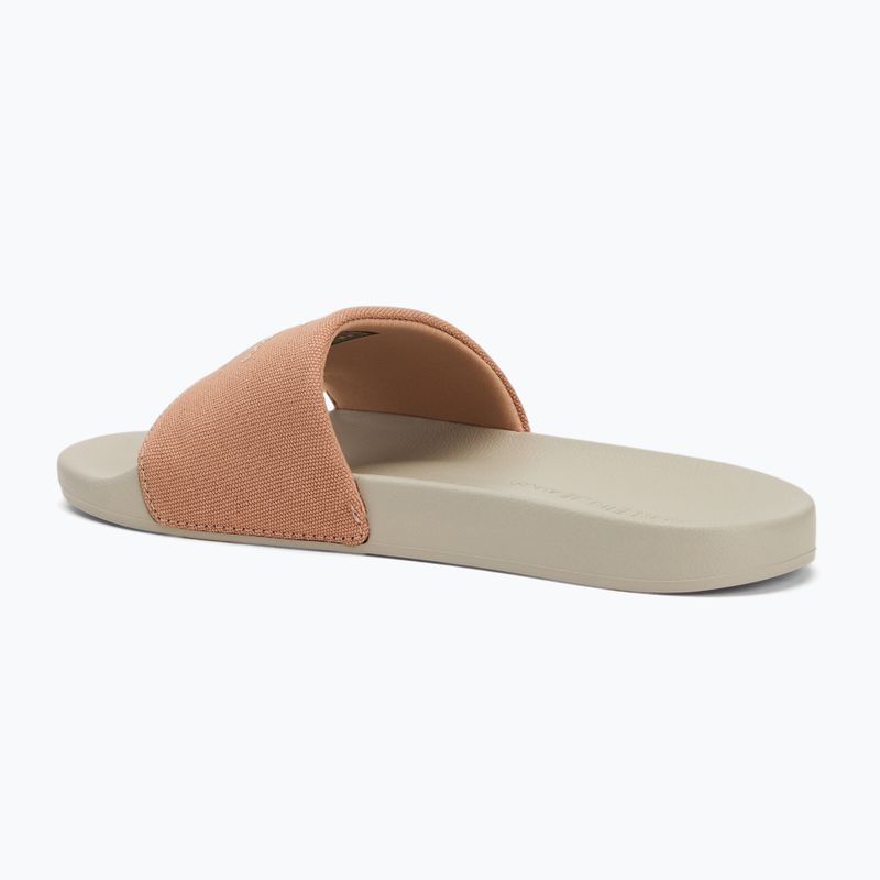 Dámske šľapky Calvin Klein YW0YW01835 Slide Monogram Wn tuscany/eggshell 3