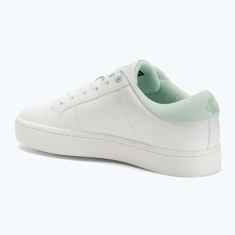 Dámske topánky Calvin Klein YW0YW01444 Classic Cupsole Lowlaceup Lth Wn bright white/moonlight jade 3