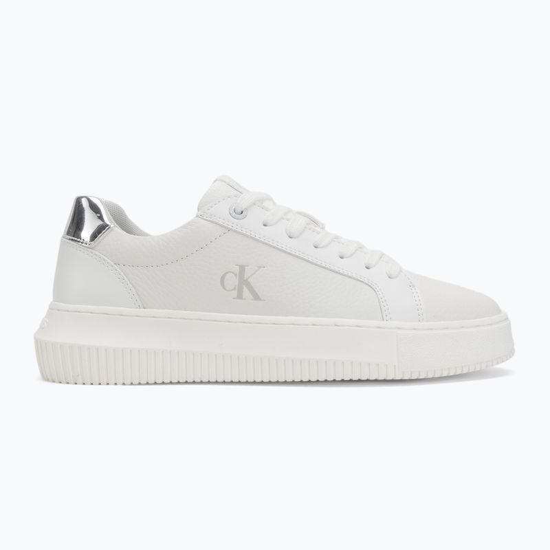 Dámske topánky Calvin Klein YW0YW01769 Chunky Cupsole Low Mg bright white/silver 2