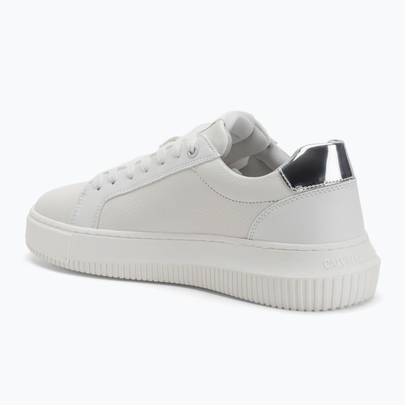 Dámske topánky Calvin Klein YW0YW01769 Chunky Cupsole Low Mg bright white/silver 3