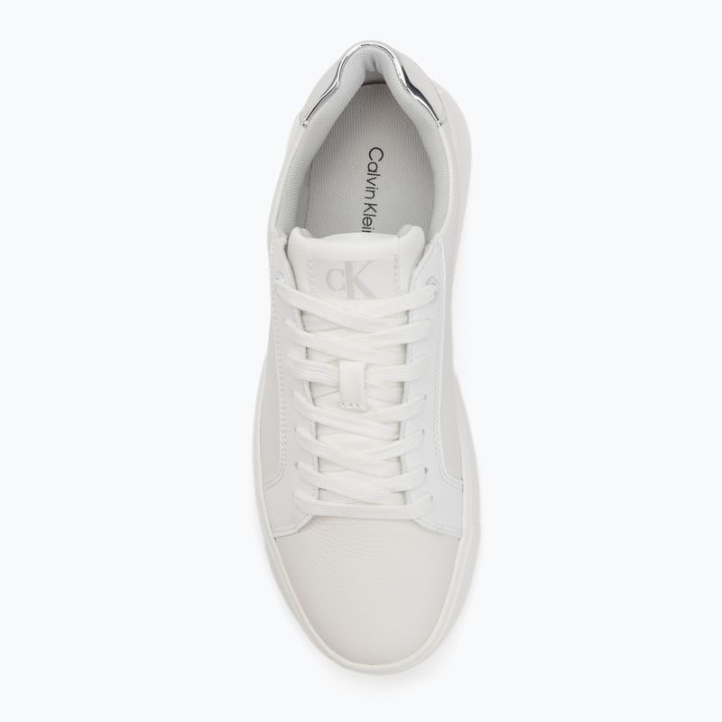 Dámske topánky Calvin Klein YW0YW01769 Chunky Cupsole Low Mg bright white/silver 5