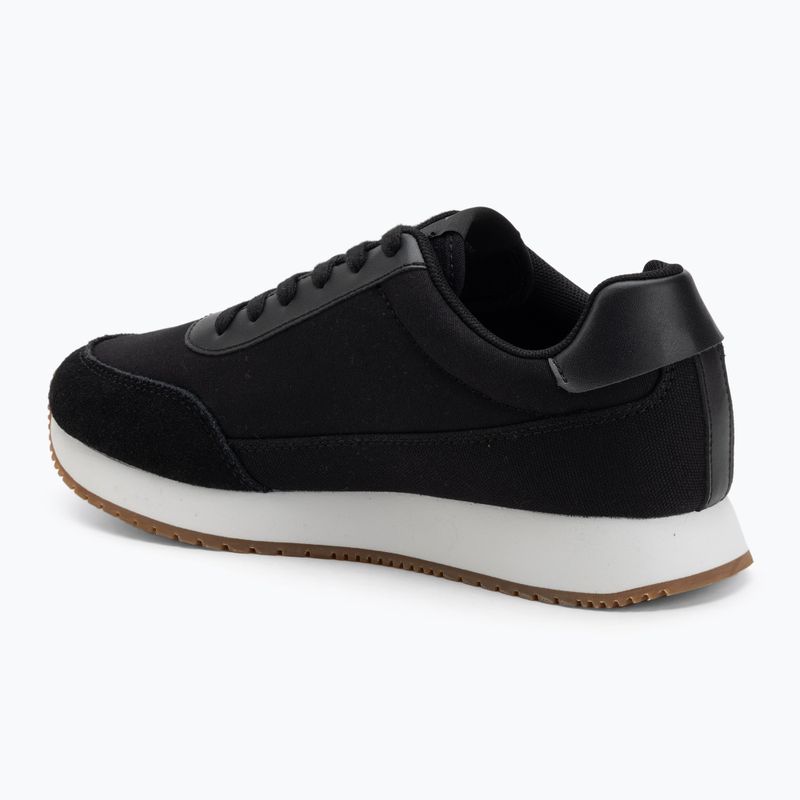 Dámske topánky Calvin Klein YW0YW01888 Retro Runner Low Laceup Canvas black/bright white 3