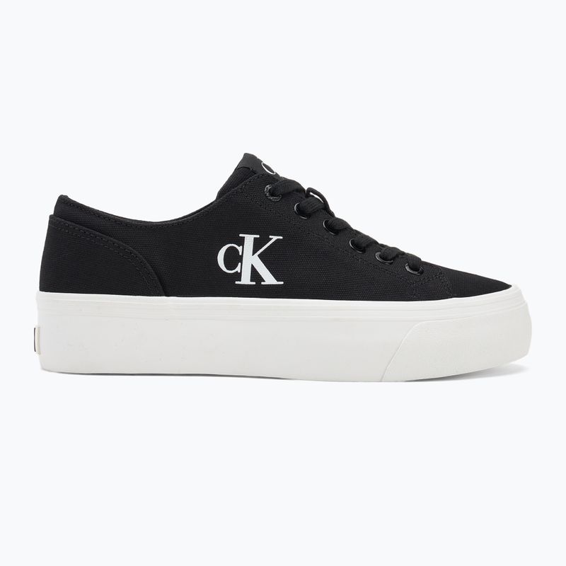 Dámske tenisky Calvin Klein YW0YW01763 Vulc Flatform Low Cv MG black/bright white 2