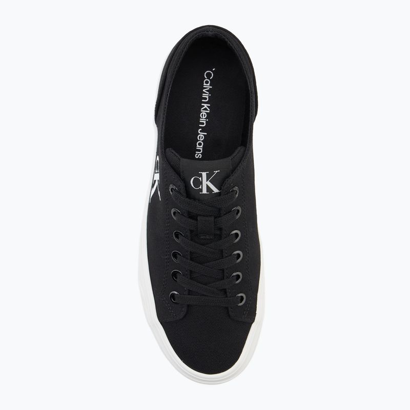 Dámske tenisky Calvin Klein YW0YW01763 Vulc Flatform Low Cv MG black/bright white 5