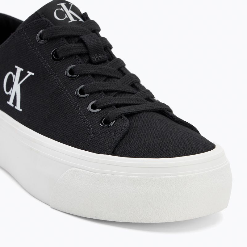 Dámske tenisky Calvin Klein YW0YW01763 Vulc Flatform Low Cv MG black/bright white 7