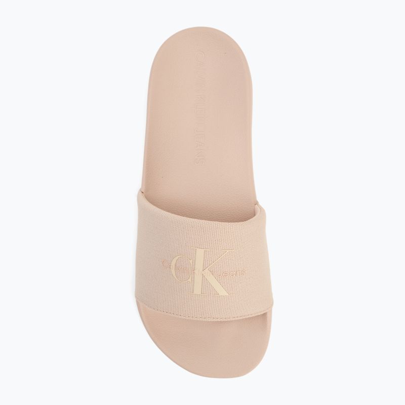 Dámske šľapky Calvin Klein YW0YW01835 Slide Monogram Wn triple whisper pink 5