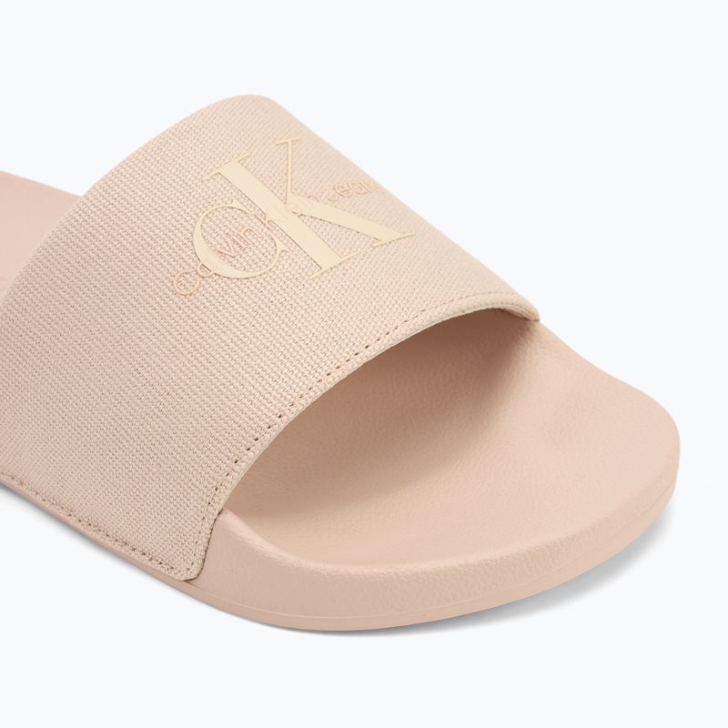 Dámske šľapky Calvin Klein YW0YW01835 Slide Monogram Wn triple whisper pink 7