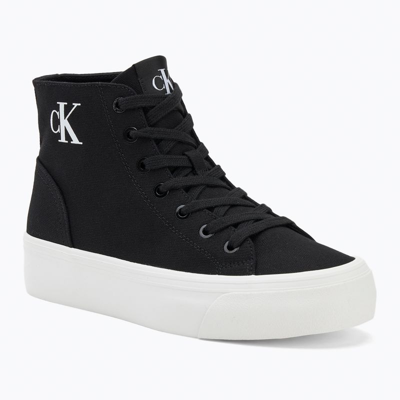 Dámske tenisky Calvin Klein YW0YW01764 Vulc Flatform Mid Cv Mg black/bright white