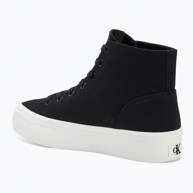 Dámske tenisky Calvin Klein YW0YW01764 Vulc Flatform Mid Cv Mg black/bright white 3