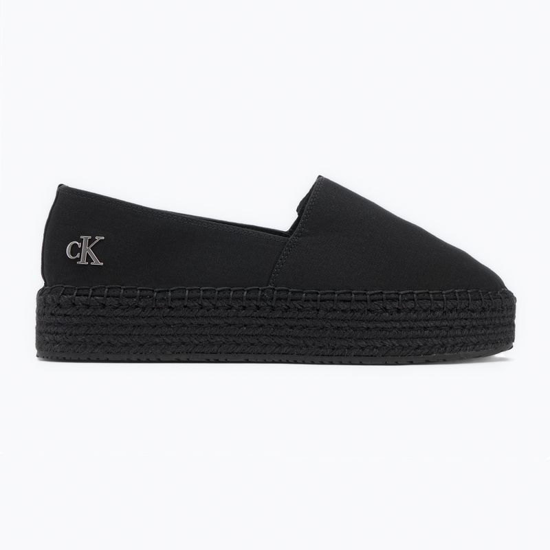 Dámske topánky Calvin Klein Flatform Espadrille Mg/Hdw triple black 2
