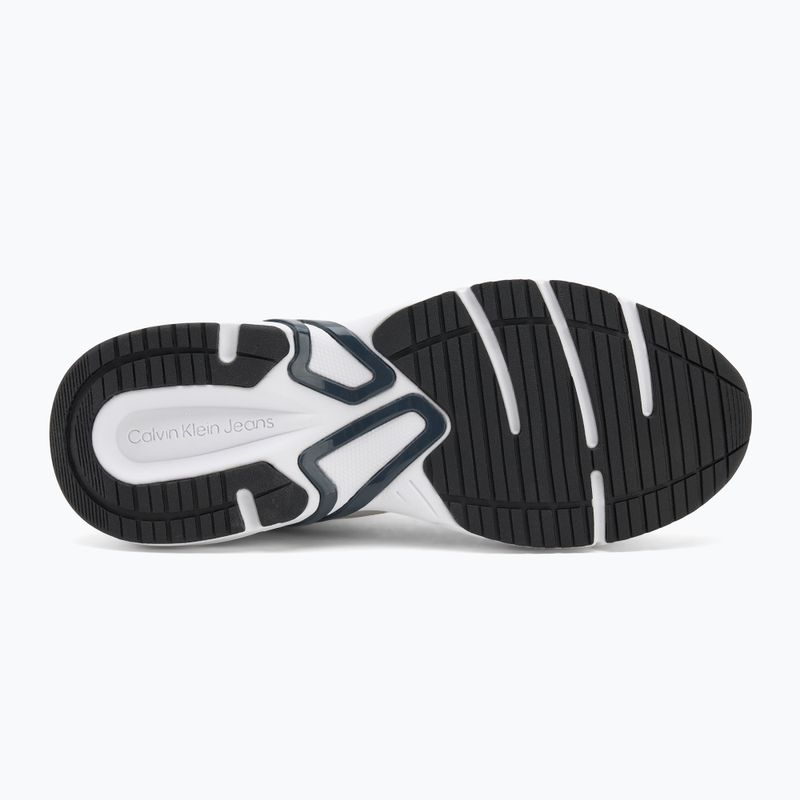 Dámske topánky Calvin Klein YW0YW01887 Retro Tennis Knit Mg bright white/silver bich/navy 4