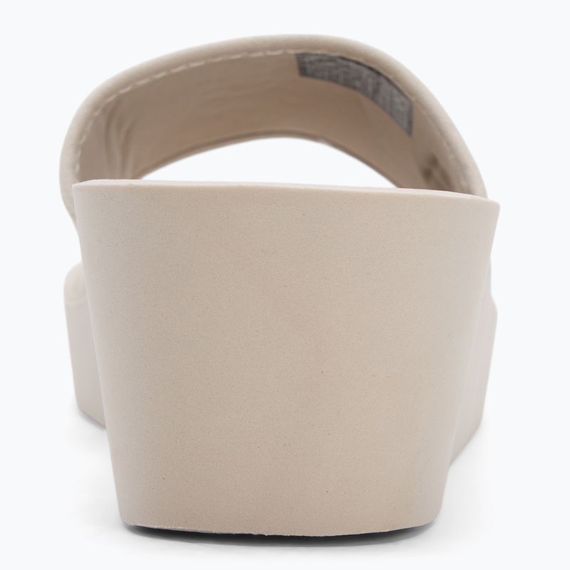 Calvin Klein dámske žabky YW0YW01725 Beach Wedge Slide Canvas eggshell 6