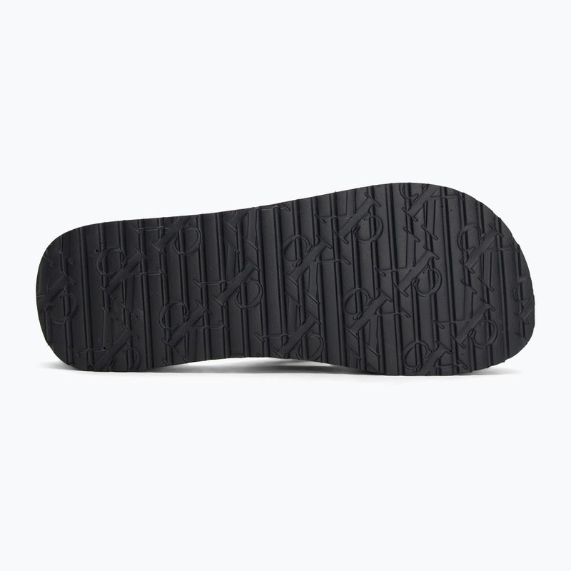 Dámske plážové sandále Calvin Klein YW0YW01723 Flatform Ttxr Satin triple black žabky 4