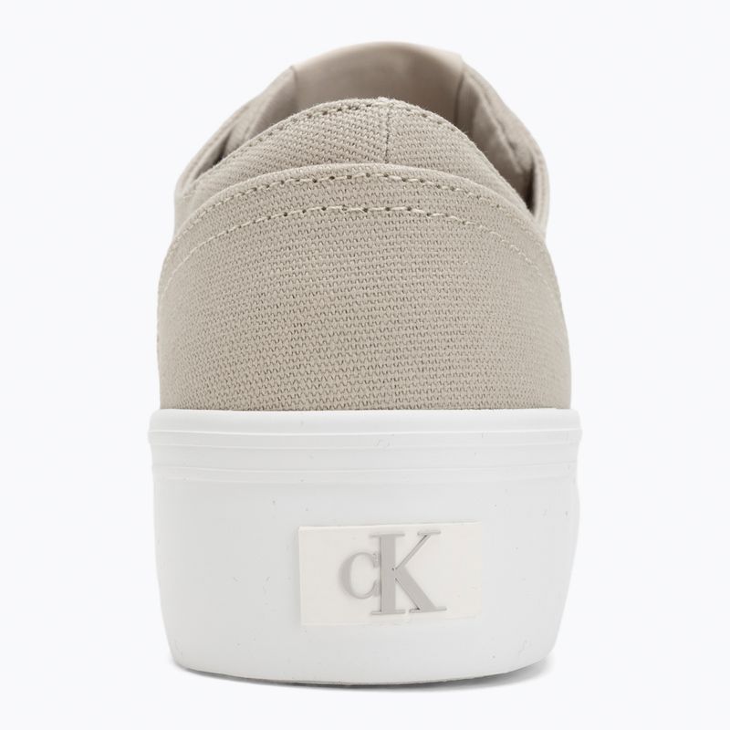Dámske tenisky Calvin Klein YW0YW01763 Vulc Flatform Low Cv MG eggshell/creamy white 6