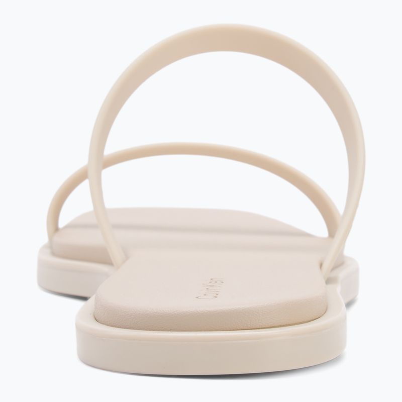 Calvin Klein dámske žabky HW0HW02417 Double Bar Slide - Jelly turtle dove 6