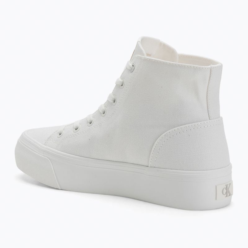 Dámske tenisky Calvin Klein YW0YW01764 Vulc Flatform Mid Cv Mg triple bright white 3