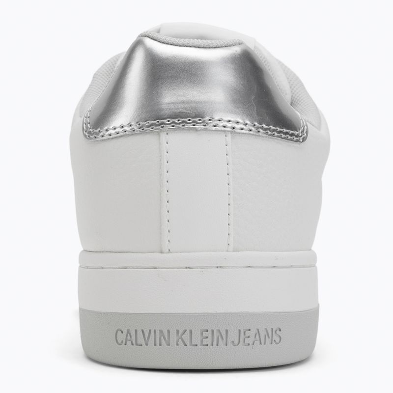 Dámske topánky Calvin Klein YW0YW01765 Basket Cupsole Low Mg bright white/silver 6