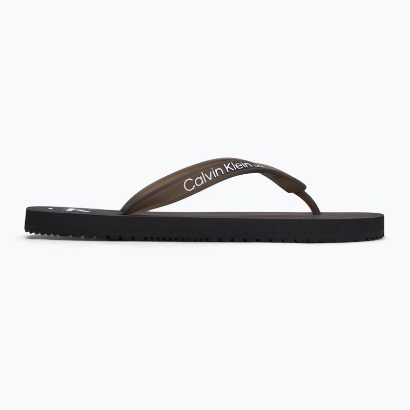 Calvin Klein dámske žabky YW0YW01829 Beach Sandal Transparent Tpu black 2