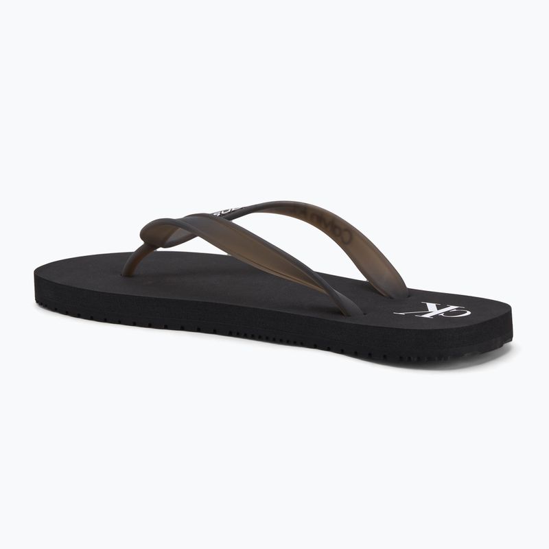 Calvin Klein dámske žabky YW0YW01829 Beach Sandal Transparent Tpu black 3