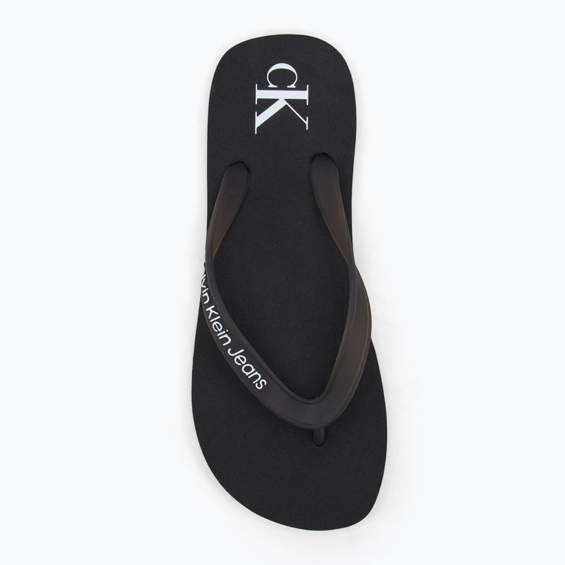 Calvin Klein dámske žabky YW0YW01829 Beach Sandal Transparent Tpu black 5