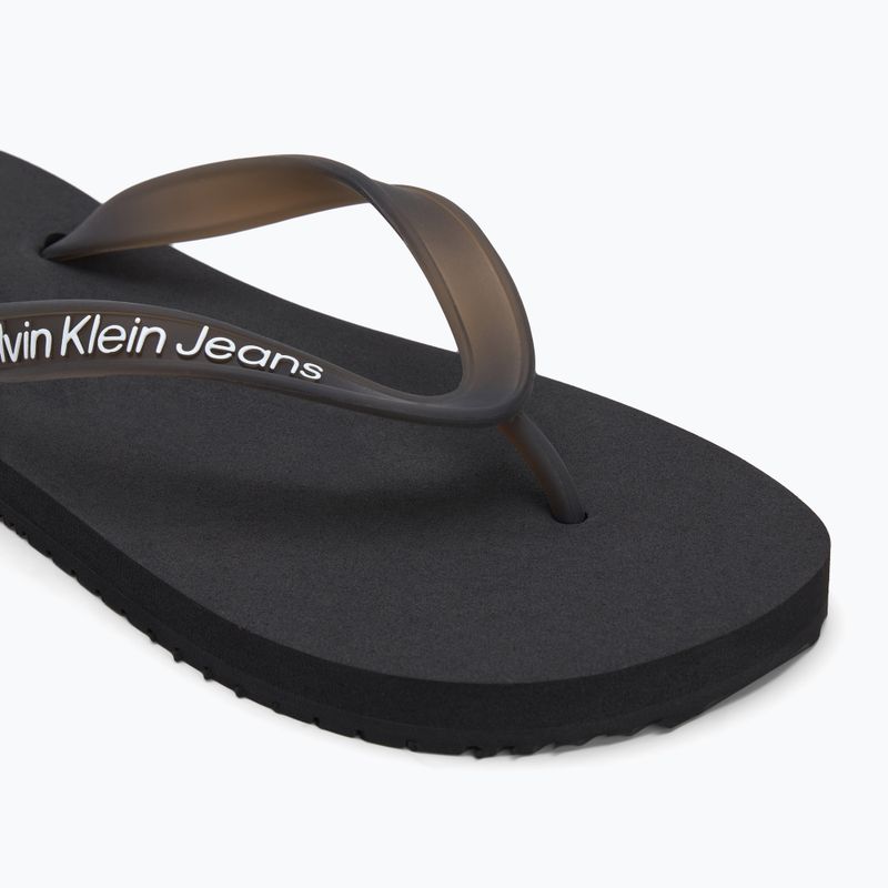 Calvin Klein dámske žabky YW0YW01829 Beach Sandal Transparent Tpu black 7