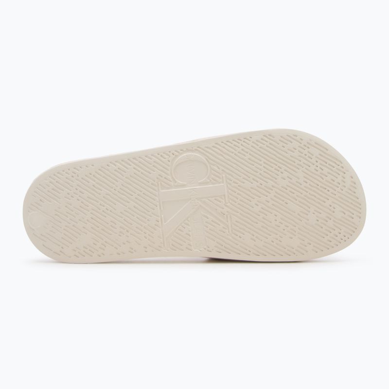Calvin Klein dámske žabky YW0YW01713 Slide Monogram Hardware turtle dove 4