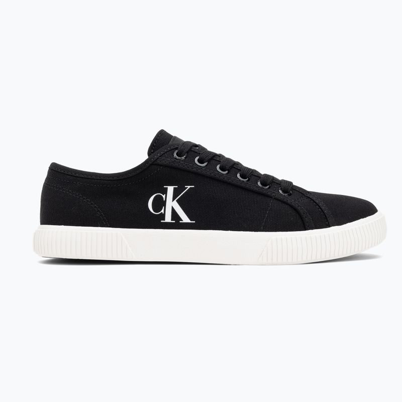 Dámske tenisky Calvin Klein YW0YW01762 Ess Vulc Low Cv Mg Wn black/bright white 2