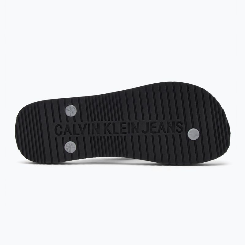 Dámske žabky Calvin Klein YW0YW01719 Beach Sandal Monologo Tpu black/silver 4