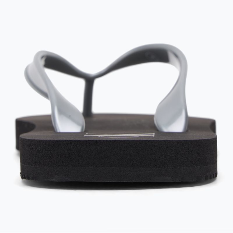 Dámske žabky Calvin Klein YW0YW01719 Beach Sandal Monologo Tpu black/silver 6