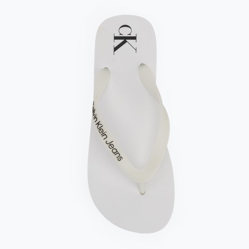 Dámske žabky Calvin Klein YW0YW01830 Beach Sandal Flatform Tpu bright white/black 5