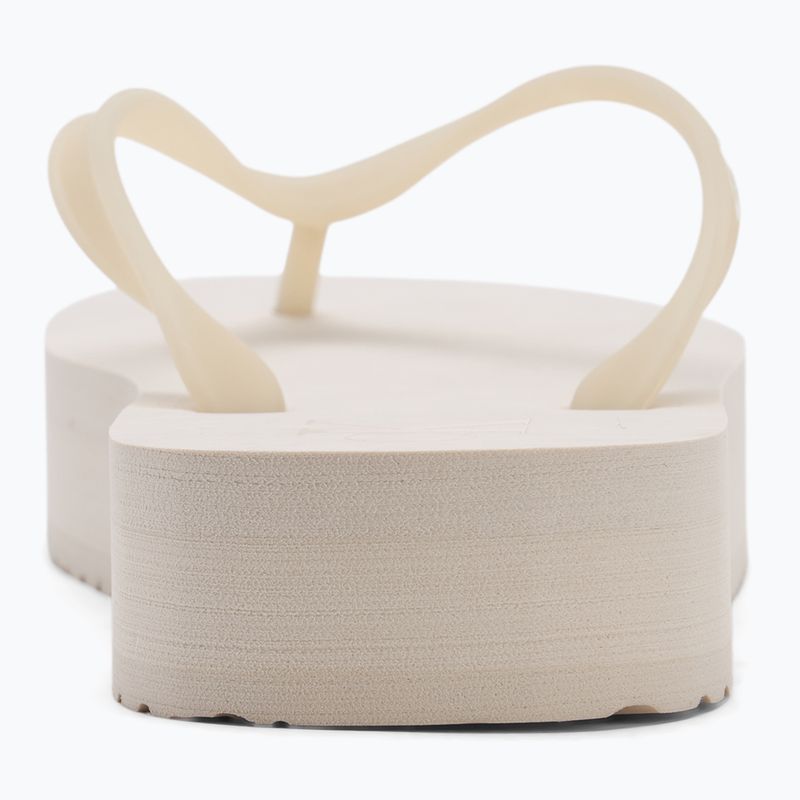 Calvin Klein dámske žabky YW0YW01830 Beach Sandal Flatform Tpu eggshell/bright white 6