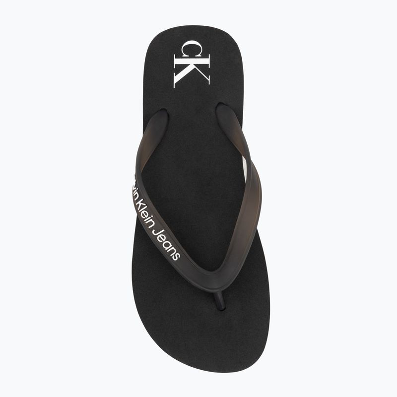 Dámske žabky Calvin Klein YW0YW01830 Beach Sandal Flatform Tpu black/bright white 5