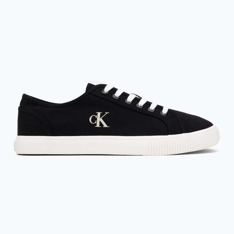 Pánske tenisky Calvin Klein YM0YM01209 3 Ess Vulc Low Mg Canvas ck black/bright white 2