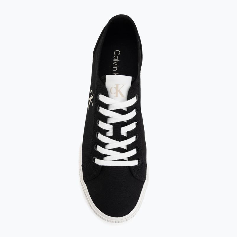Pánske tenisky Calvin Klein YM0YM01209 3 Ess Vulc Low Mg Canvas ck black/bright white 5