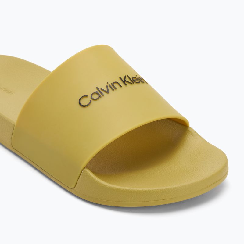 Calvin Klein pánske žabky HM0HM00455 Pool Slide Rubber avocado oil 7