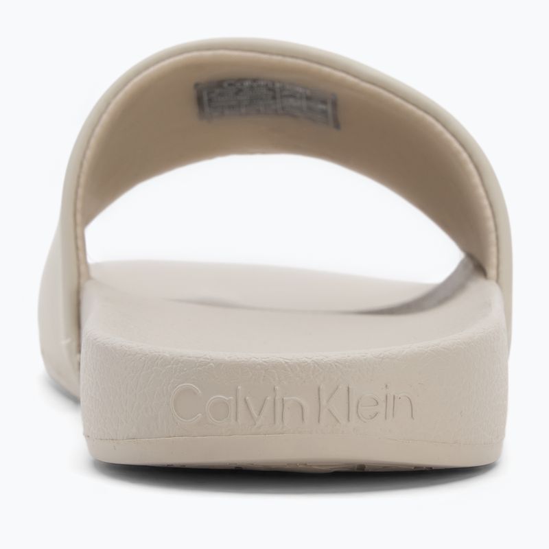 Calvin Klein pánske žabky HM0HM01754 Pool Slide Ck Square feather grey 6