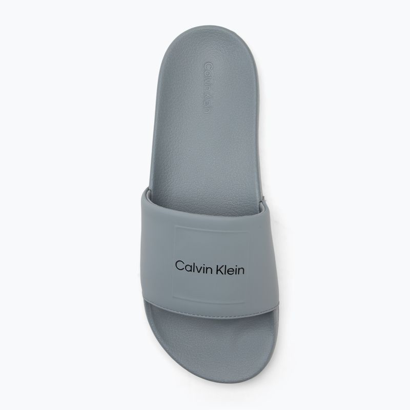 Calvin Klein pánske žabky HM0HM01754 Pool Slide Ck Square granite road 5