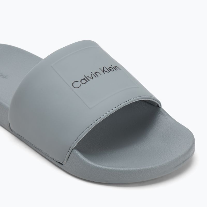Calvin Klein pánske žabky HM0HM01754 Pool Slide Ck Square granite road 7
