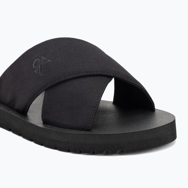 Pánske žabky Calvin Klein YM0YM01223 Cross Sandal Crxs Tx triple black 7