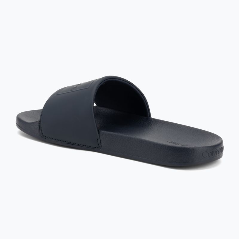 Calvin Klein pánske žabky HM0HM01754 Pool Slide Ck Square navy 3