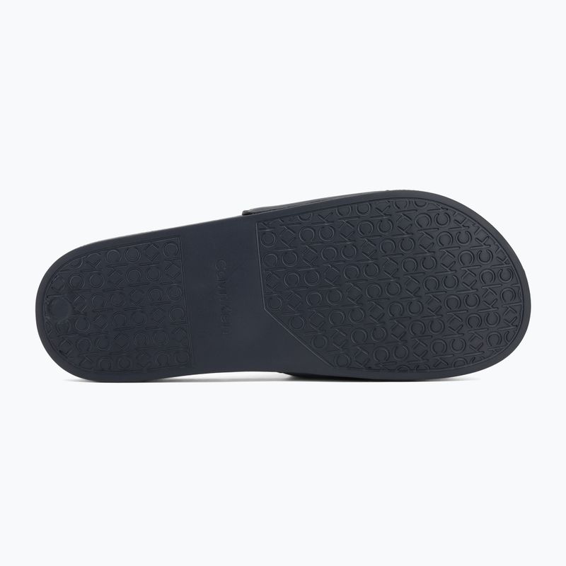 Calvin Klein pánske žabky HM0HM01754 Pool Slide Ck Square navy 4